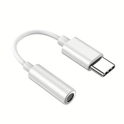 Original 3.5mm To Type C Adapter USB TypeC To 3 5mm AUX Jack Converter Audio Cable Connector For Samsung Galaxy Xiaomi Huawei