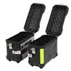 Motorcycle Side Case Aluminum Alloy 28L with Safety Lock Shockproof Side Saddlebag Box for Helmet Luggage