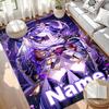 Custom Name Personalized Genshin Impact Print Carpet, Versatile Home Decor Rug, for Playroom, Apartment, Balcony, Entryway, Hallway Gift