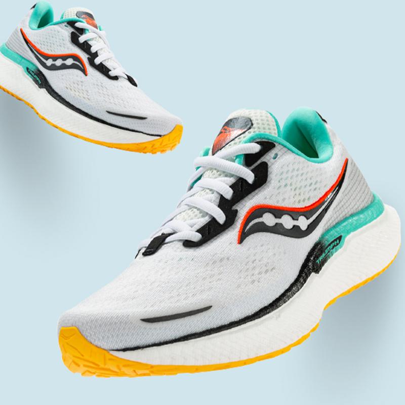 SAUCONY Triumph 19 White ViZi Women Sneakers S10678-84