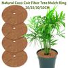 20/25/30/35cm 3PCS Fibre de Coco Naturelle Anneau Paillage Arbre Protecteur Tapis Organique pour Intérieur Extérieur Disque Cache-Plante Pot de Fleur
