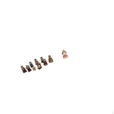 Christmas Nativity Scene Figurines Set with Religious Tabletop Ornaments And Mother Resin Statue