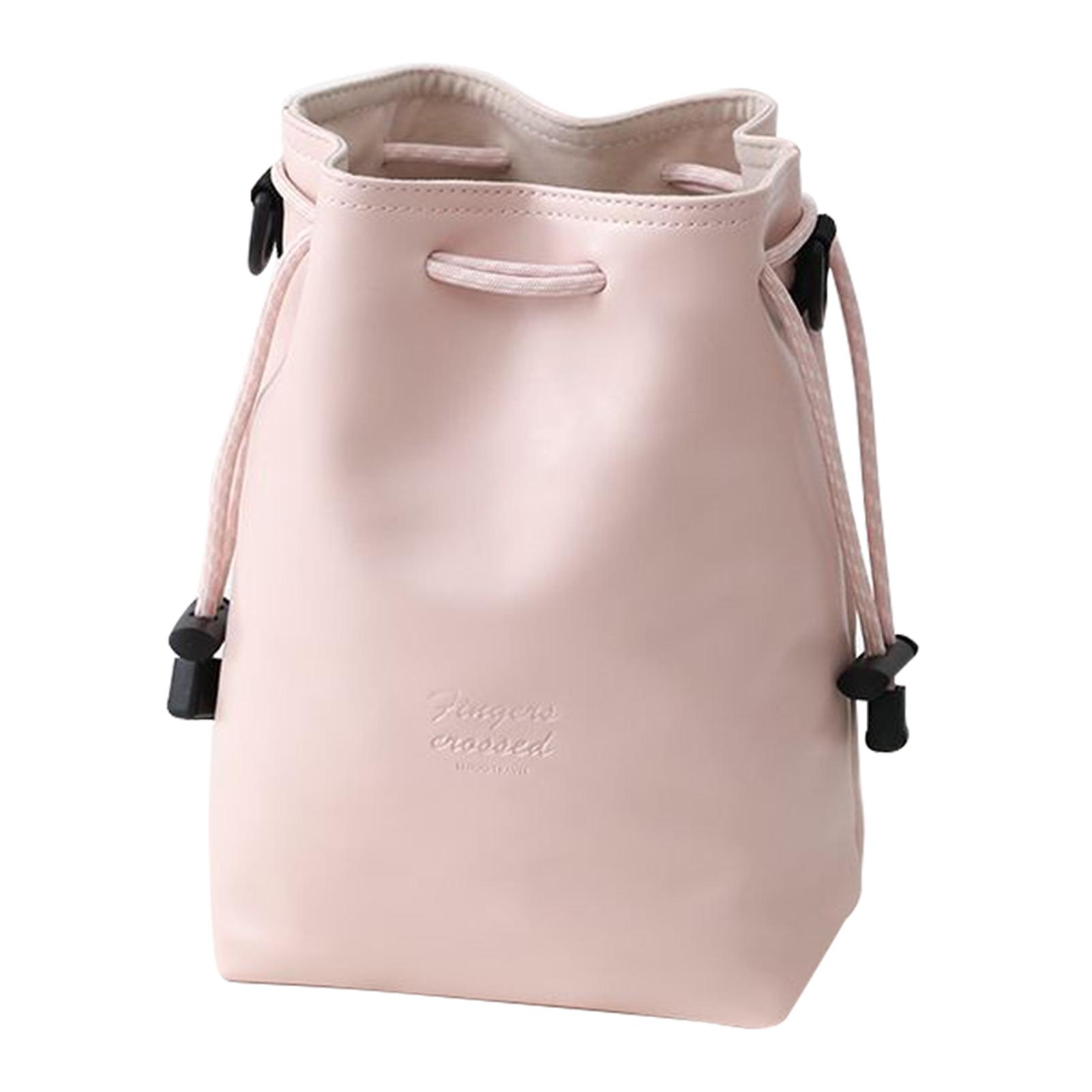 

SLRs Camera Bag Lens Bag Multi-purpose Camera Accessories Bag Shockproof Digital Protection Portable Lens Bags As Shown рожевий