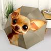 Chihuahua, Cute Automatic Folding Umbrella Compact 8 Rib Design, Unique Style, Suitable for Everyday Outdoor Use, Perfect Gift for Friends a