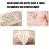 Breathable Cotton Baby Blanket Newborns Bath Towel with Delicate Floral Pattern Stylish Nursery Essential 90x100cm