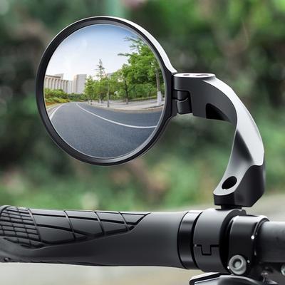Fahrrad Rückspiegel Konvex Weitwinkel 360 Grad Verstellbar Für Mountain E-Bike Radfahren Sicherheit Langlebiges ABS Glas