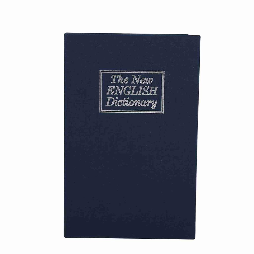 1Pc Security Lock Dictionary Safe Secret Book Cash Money Jewellery   Locker Box (Black)