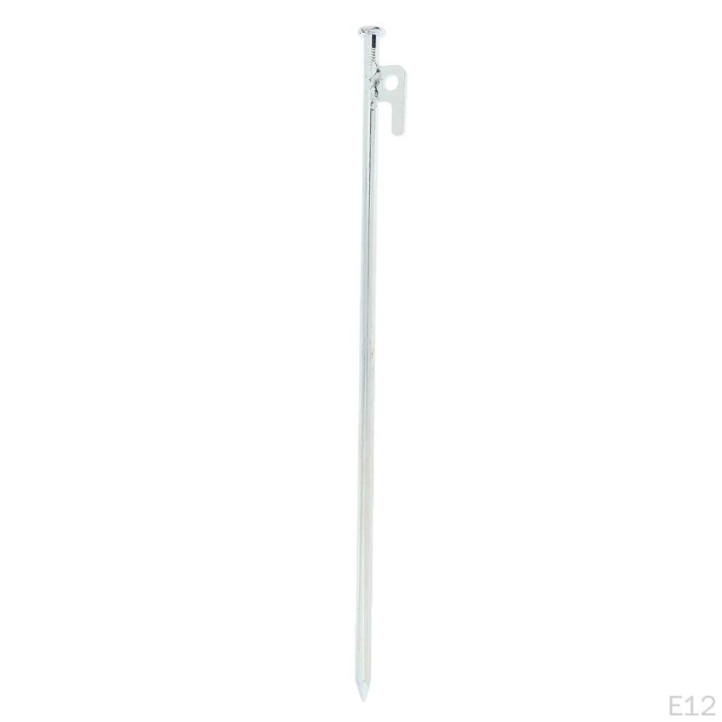 4 Piece Stainless Steel Strength, Camp Canopy, Awning, Rock Stakes, 10mm Dowel