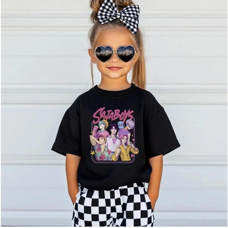 T-Shirts Kids Unisex Children's Fashion Casual Short Sleeve Cute Cartoon Printed T-Shirt