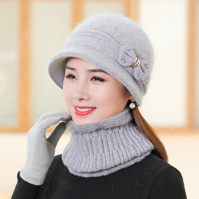 

Осень и зима вязаная шерстяная шапка модная шоппинг пуловер шапка уличная женская путешествия теплая шапка-шарф прилив One size is elastic