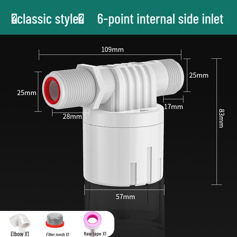 Automatischer Schwimmerventilschalter für Wasserspeicher mit großem Durchfluss - Selbststopp-Wasserstandregler