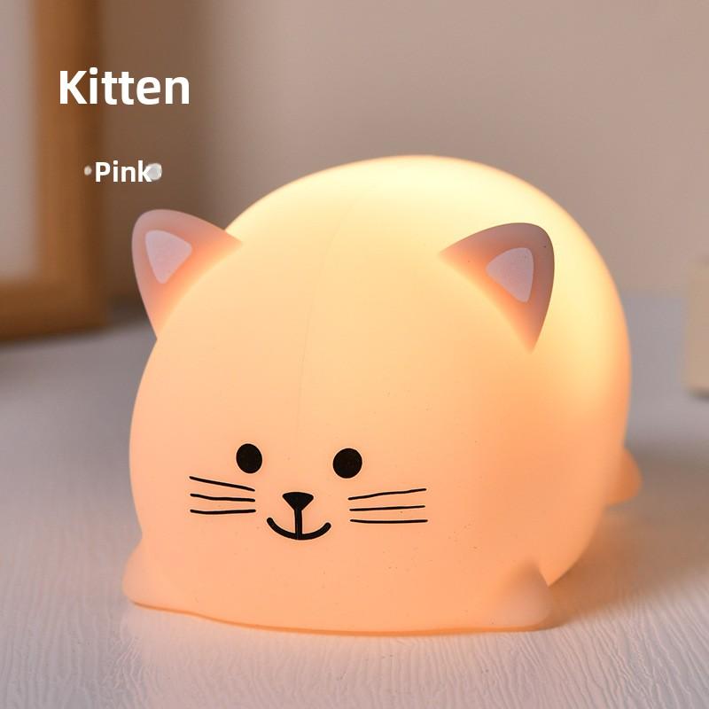 Children Students Cute Bedside Warm Colour Three-speed Adjustment Cartoon Creative Tide Play Night Light