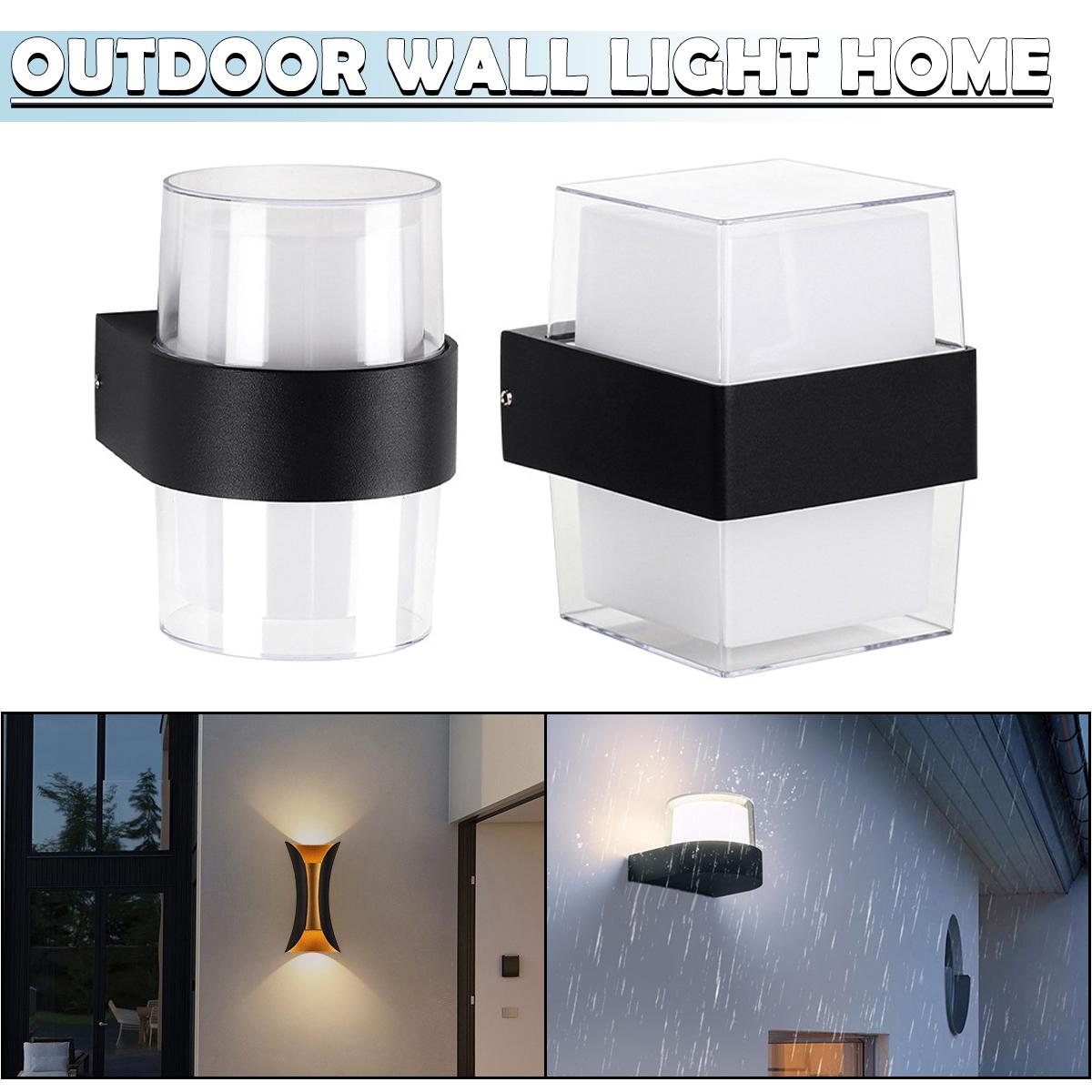 

PDTO LED Up Down Современный настенный светильник На открытом воздухе Крытый настенный бра Водонепроницаемый для крыльца