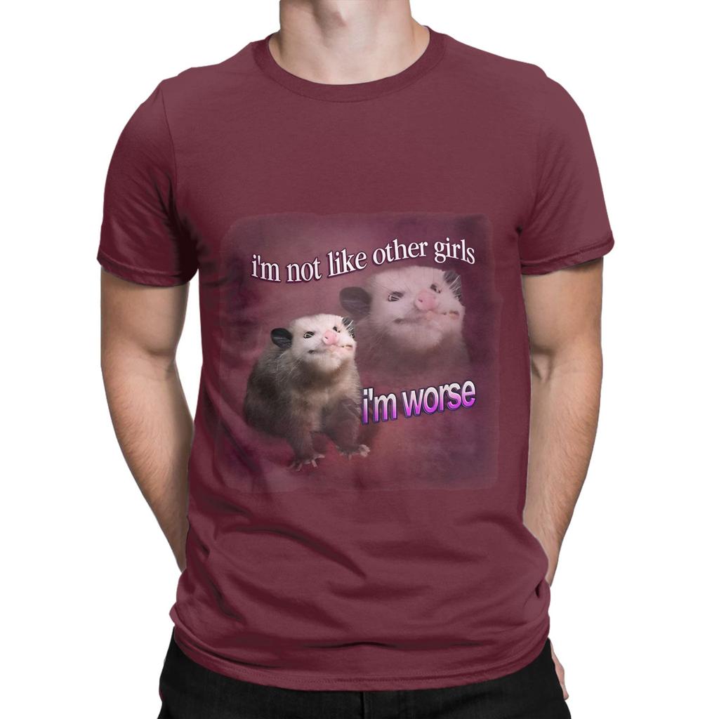 I Am Not Like Other Girls I Am Worse Possum Word Art Funny 100 Cotton TShirt Possum Tops Tees For Unisex