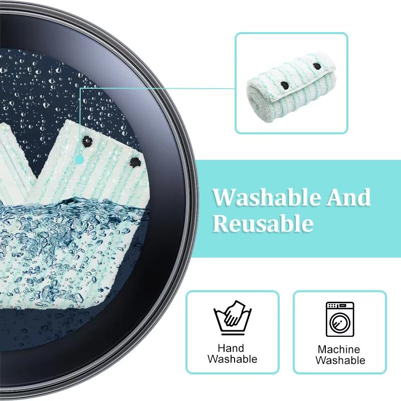 Mop Flat Pad For Leifheit Clean Twist XL Micro Duo Mop Washable And Reusable Cleaning Pad Home Floor Cleaning Mop Accessories