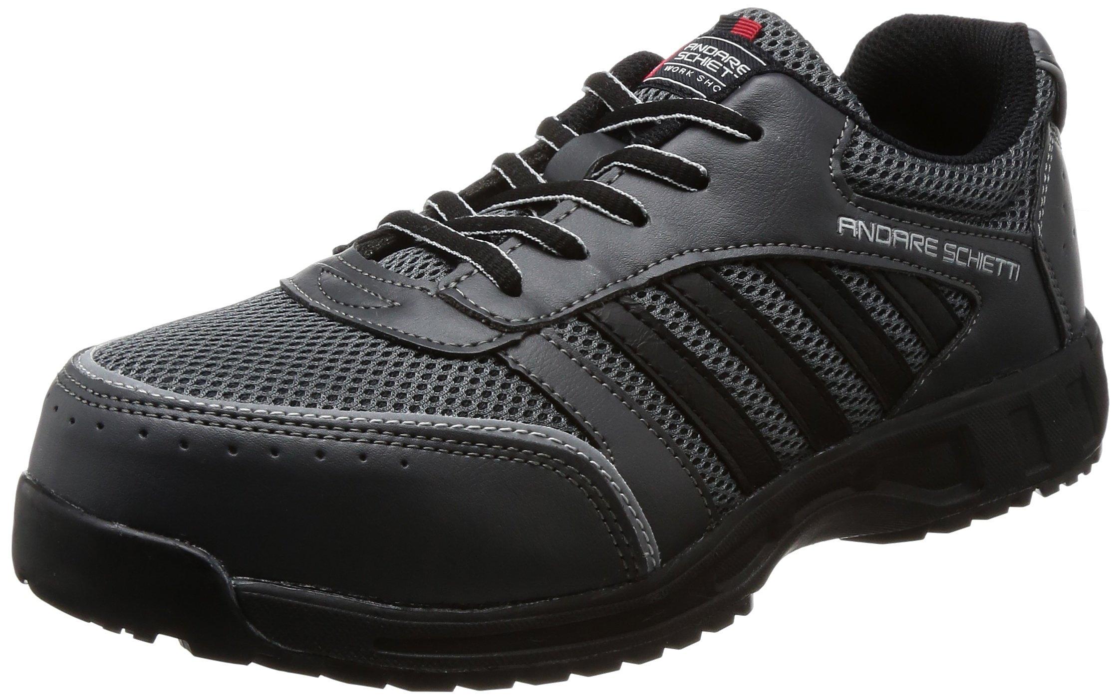 

Safety JSAA Highly Ventilated Slip Oil Shock Reflective Tape Charcoal 26 cm [Cocos Nobuoka] Sneakers, Standard, Mesh, Resistant, Resistant, древесный уголь
