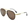 Burberry B. STRIPE Modern Aviator Sunglasses 3125 Men's