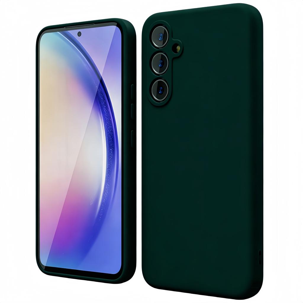 Noble Fashion Solid Colour Shockproof Protective Liquid Silicone Case For Samsung Galaxy A54 5G