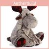 Cute 12 Inch Brown Reindeer Plush Toy With Bendable Antlers For Christmas Decorations And Gifts
