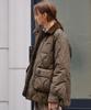 Maloupe 6314 Quilted Down Jumper (Khaki)