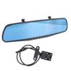 Rearview Mirror Dash Cam 4.3in Screen 1080p Loop Recording Built in G Sensor Parking Monitoring for Car