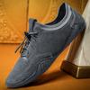 Leather Men Casual Shoes Males Boat Shoes Fashion Sneakers Breathable Mens Loafers Shoes Luxury Elegantes Lace-Up Walking Dress