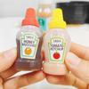 2Pcs 25Ml Mini Tomato Salad Dressing Oil Bottle Portable Small Sauce Container