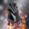 Gants d'hiver pour homme en cuir PU avec écran tactile: Cyclisme Épais, Chaud, Décontracté, Résistant au Froid