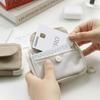 New Solid Color Coin Purse Zipper Large Capacity Small Wallet Wear-resistant Storage Bag Male Female