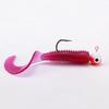 20Pcs Soft Fishing Lure Metal Jig Head Fishing Hooks Realistic Design Bright Color Artificial Bait Worm Lure Fishing Accessories