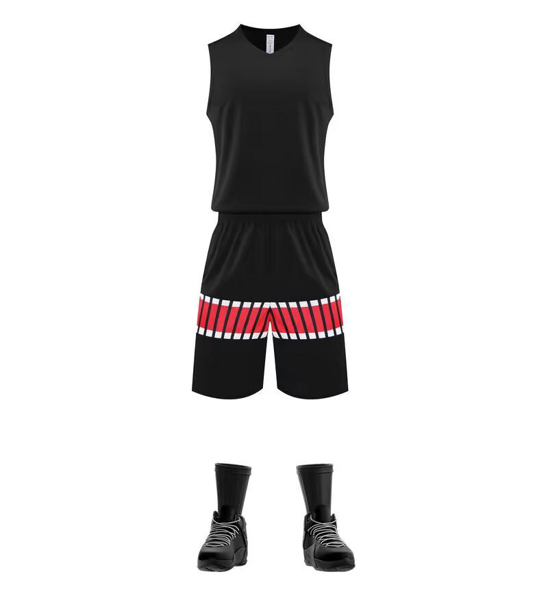 

Junior Basketball Training Shirt and Adult Team Competition Uniform Set 2XS чёрный