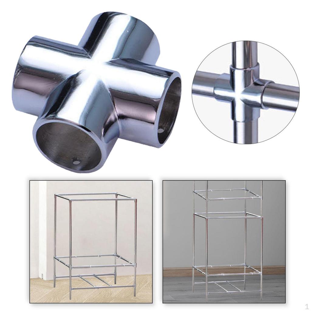 25mm Round Hose Connector Corner Joint for Clothes Rack Assembly