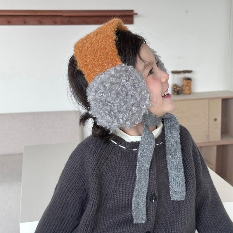 Knit Ear Muffs for Children Ages 3 to 12 Providing Excellent Warmth Adjustable Headband for Secure Fit Winter Protection