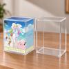 Customized Acrylic Display Box for Pokemon Eevee Trading Card Storage Case Waterproof Dustproof UV Shield N52 Magnet Gift Holder