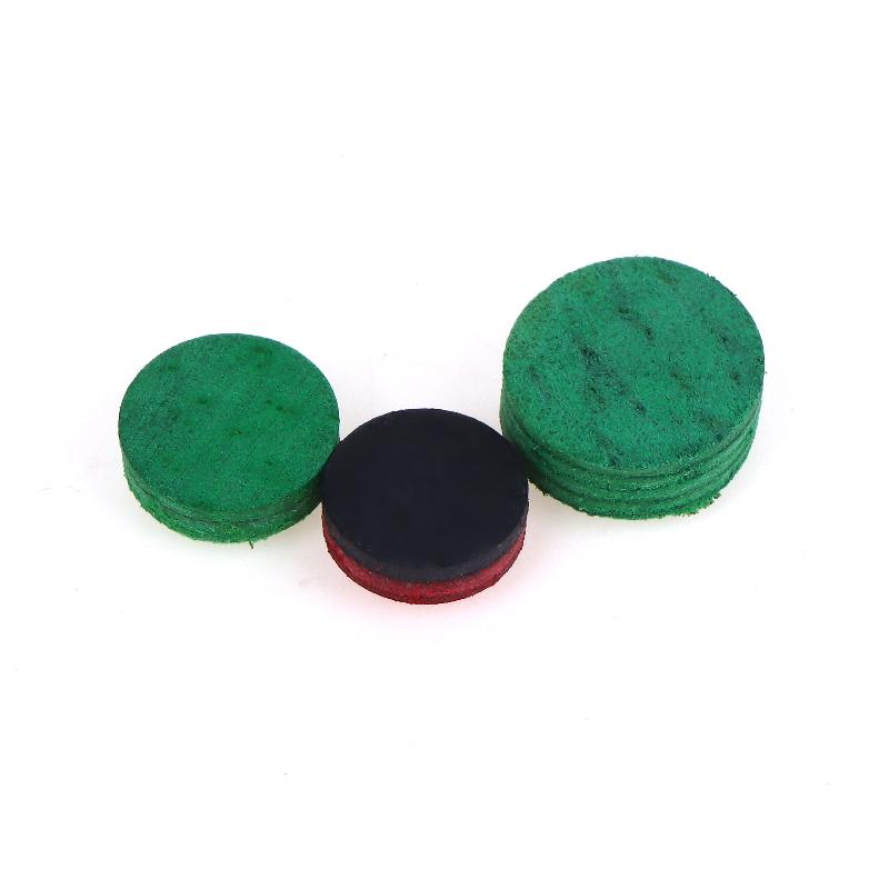 1/3/5Pcs Multi Layer Red Black/Green Leather Of 11mm 12mm 14mm Snooker Nine Ball Accessories Professional Billiard Pool Cue Tips
