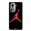 Case For Oppo Reno 11 5g Jordan Logo 23 Nike Basketball Color Red Maniacase
