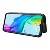 VIVO Y03/Y18 Carbon Fiber Multi-card Flip Phone Case