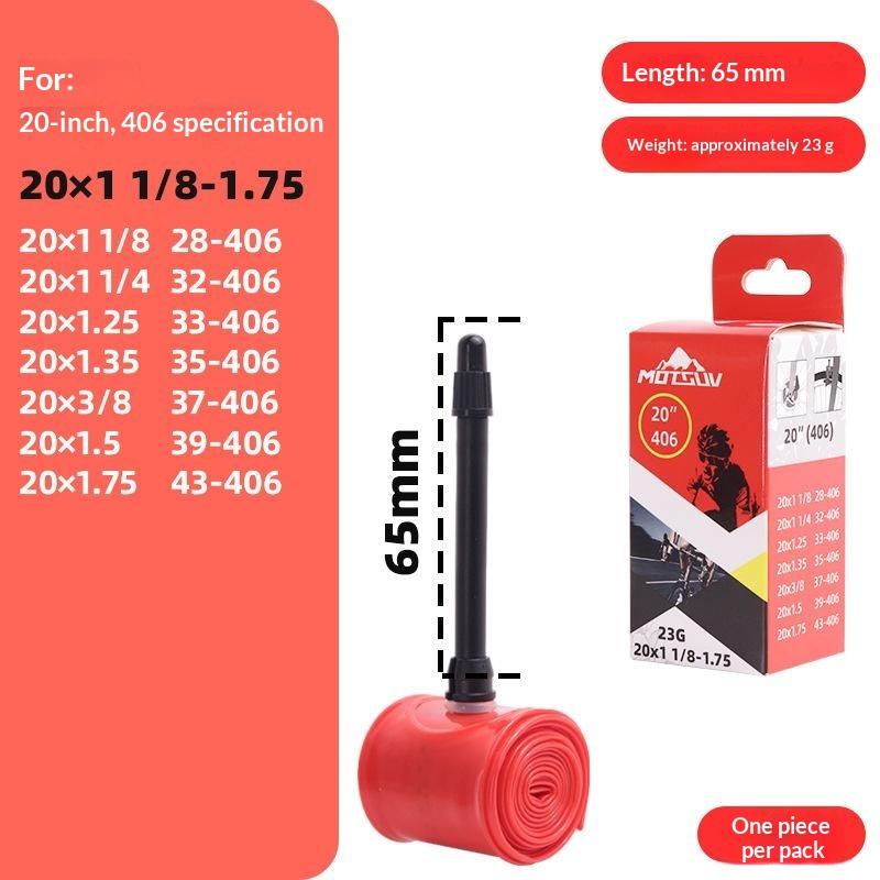 Tpu Bike Inner Tube Camera 16 18 20 22 Inch Mountain Bicycle Tire The Length Of The Nozzle Is 45/65 Mm.