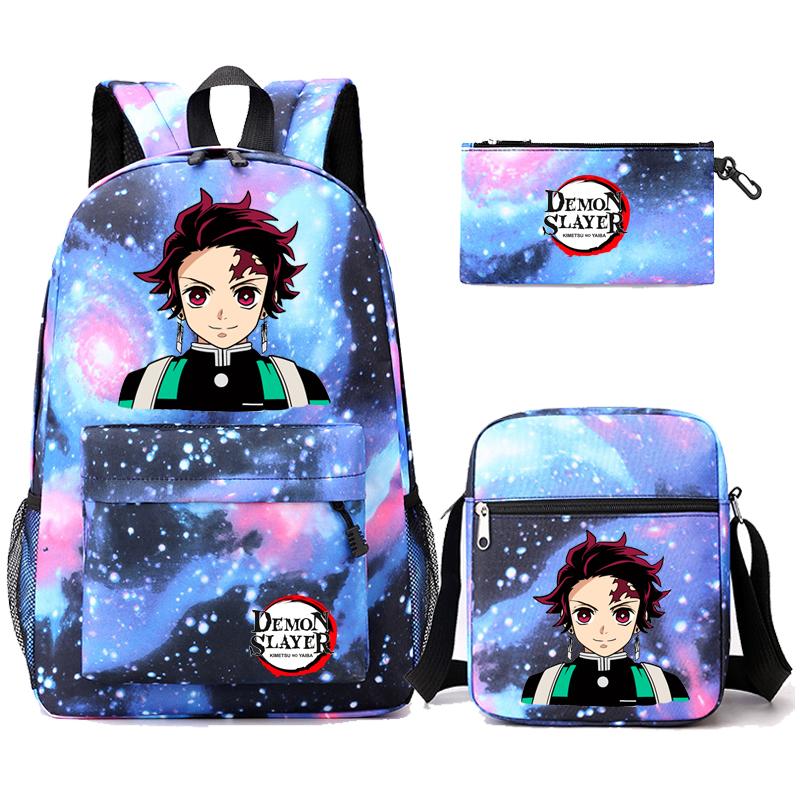Anime Cosplay Velkokapacitní Bookbag Batoh Kreslený Laptop Unisex Studenti Chlapci Dívky Školní taška Cestovní ruksak Outdoorová taška