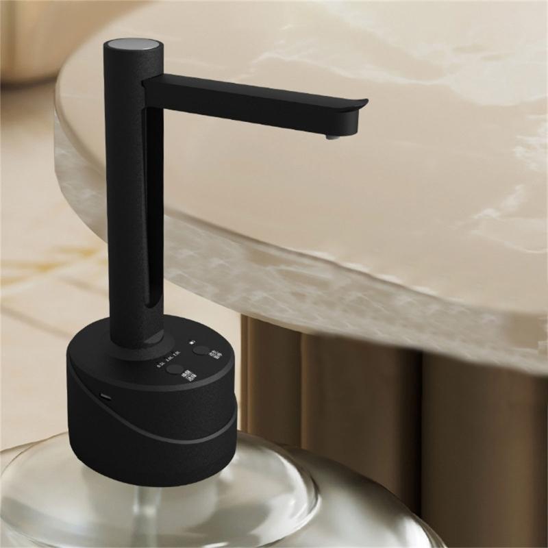 Piccolo Erogatore d'Acqua Elettrico per Casa e Ufficio per Bottiglie da 5 Galloni Ricaricabile tramite USB Pompa dell'Acqua Elettrica Pieghevole