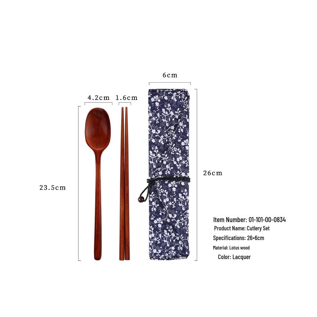 YFJY Japanese-Style Multi-Layer Wooden Bento Box for Students and Outdoor Picnics