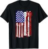 American Flag Guitar Pick Shirt, Patriotic Music Tee