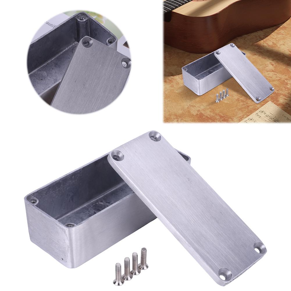 1590A Style Pedal Enclosure with Screws Guitar Effect Pedal Enclosure Aluminum Stomp Box Enclosure Musical Instrument Kit