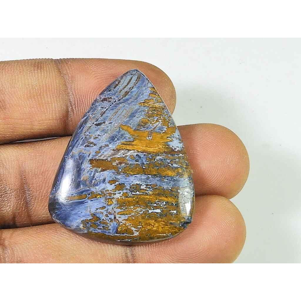 30X38MM Natural Pitersite Pear Cabochon Loose Gemstone 54Cts. SK-2936