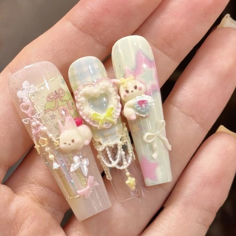 Silicone Nail Art Mold For 3D Embossed Designs With Frame Bowknot Butterfly Patterns Reusable DIY Craft Accessories