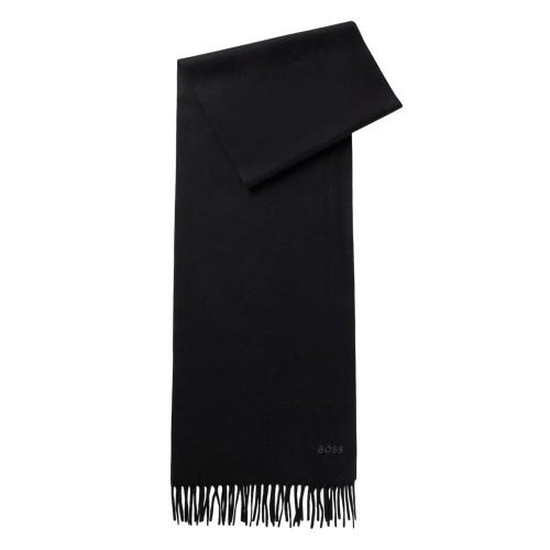 Boss Mens Embroidered Logo Scarf