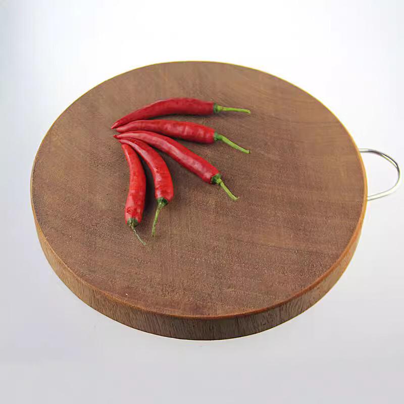 Solid Ironwood Round Cutting Board