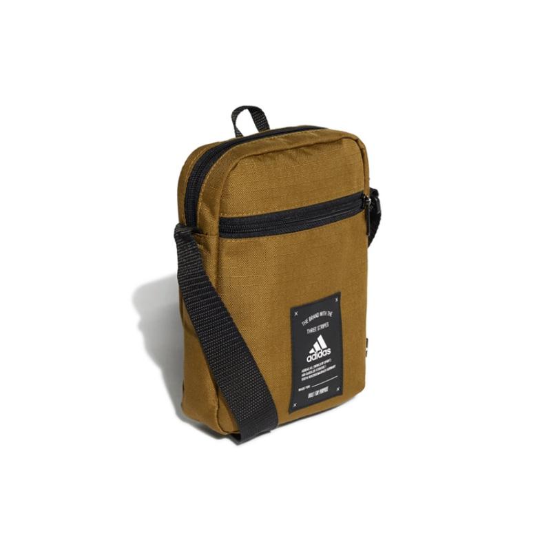 Adidas Nylon Fabric Shoulder Bag, Crossbody Bag Regular Unisex Earth Yellow Adidas GN2054