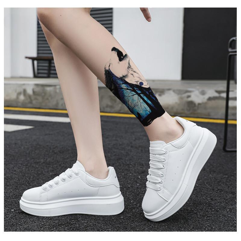 3D Farbe Tiger Wolf Halbarm Großes Muster Set Wassertransfer Simulation Tattoo Aufkleber