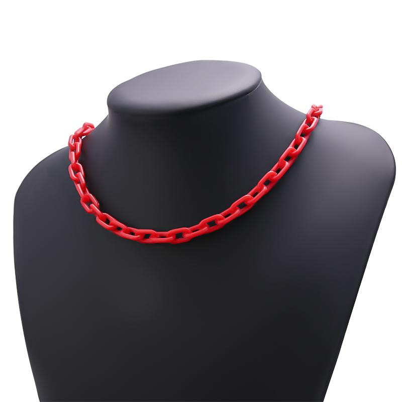 10Pcs/Lot 0.5m Colorful Acrylic Link Chain Keychains for Decoration Making Accessories DIY Necklace Bracelet Phone Chain Supply